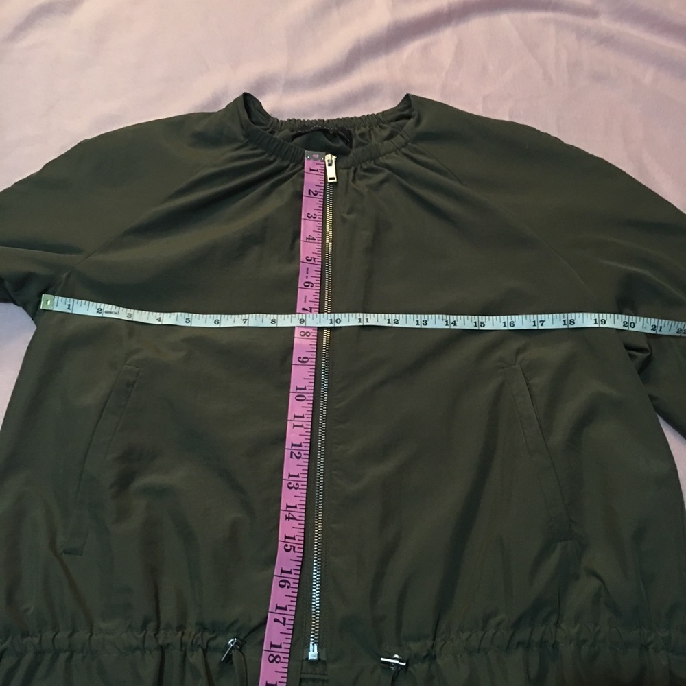 Zara Basic Army Windbreaker - image 6